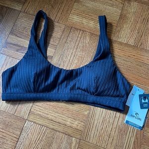 NWT RIP CURL PREMIUM SURF CROP BIKINI TOP